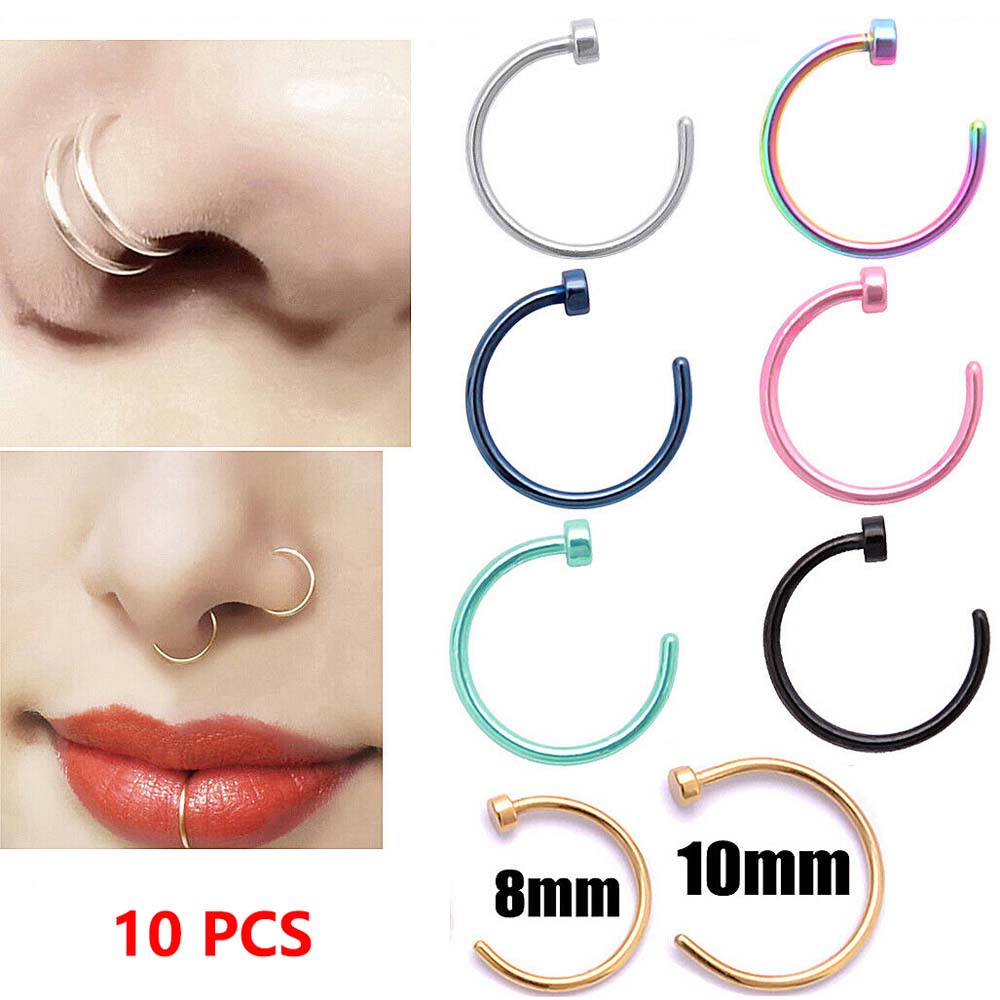 Body Jewelry On Sale - 10 Pcs Simple Ear Ring Sale