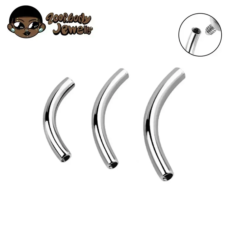 Rook Curved Barbell - 10 Pcs/Lot ASTM F136 Titanium Internal