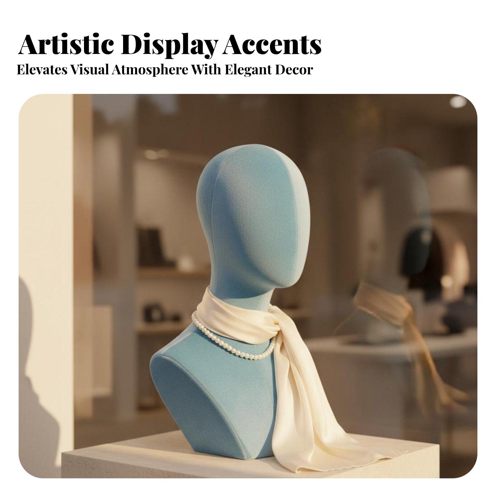 Premium Velvet Covered Mannequ - Body Jewelry In Store ulasan dan harga