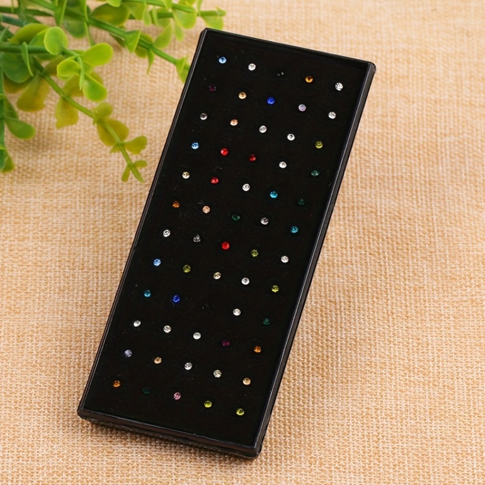 60pcs Nose Ring Set Stud Earri - Body Jewelry In Store ulasan dan harga