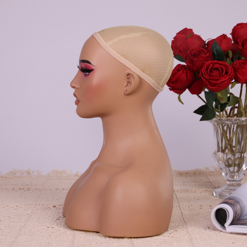 PVC Half Body Mannequin Head w - Body Jewelry In Store ulasan dan harga