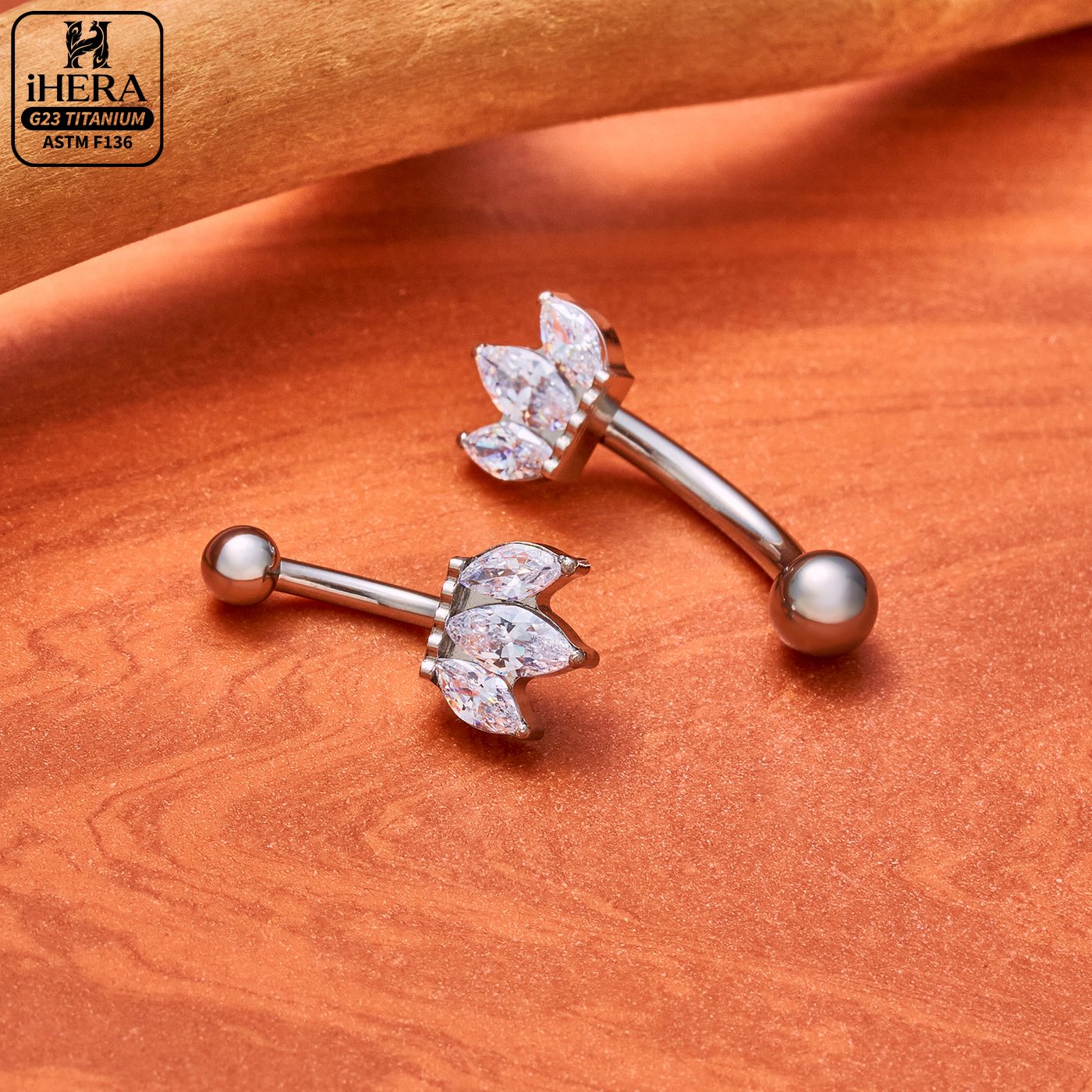 Classic Basic G23 Titanium Spa - Body Jewelry Vertical Labret ulasan dan harga