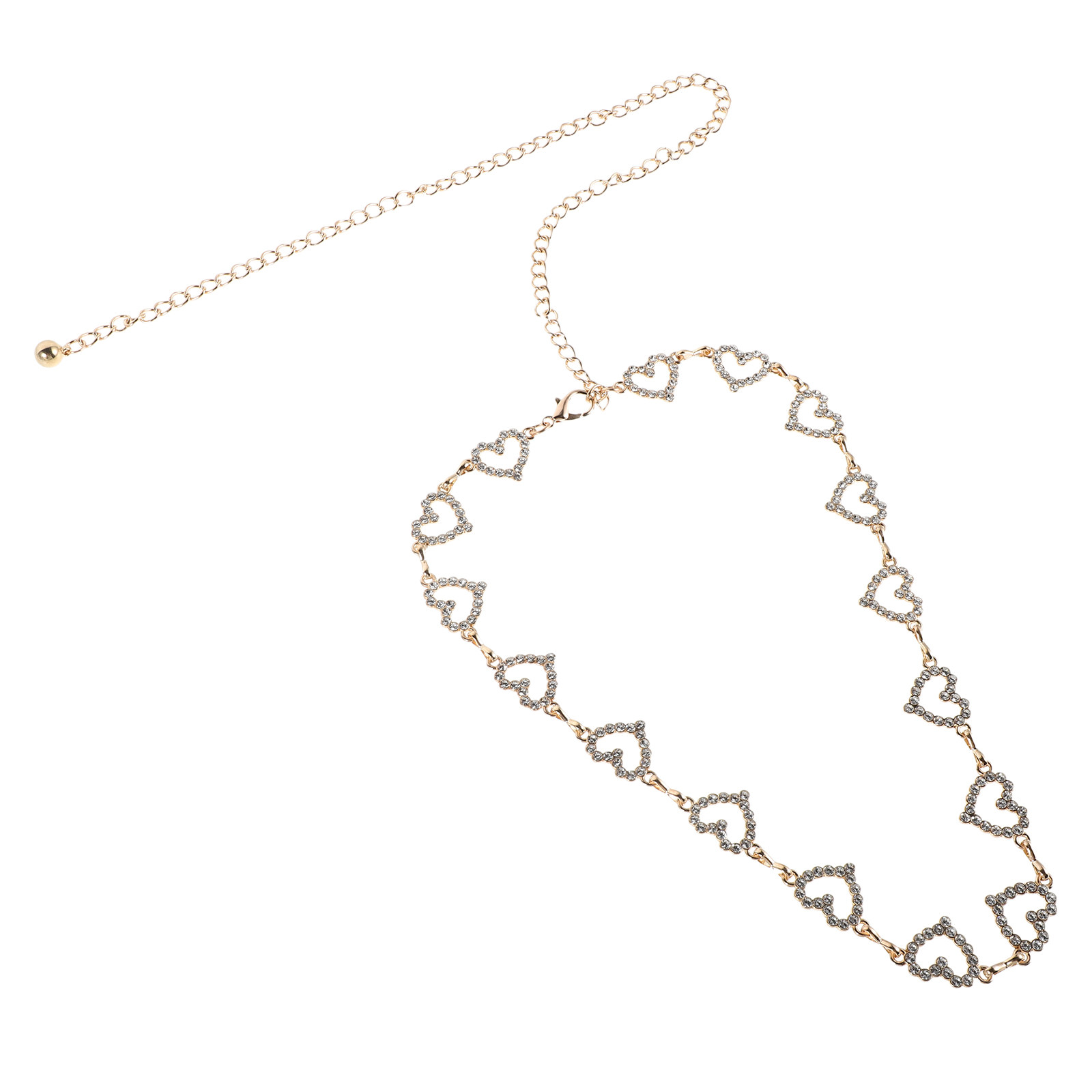 Adjustable Waist Chain Rhinest - Body Jewelry For Women ulasan dan harga