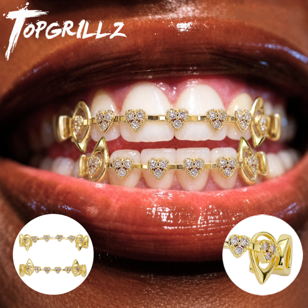 TOPGRILLZ  Hollow Heart Fang G - Body Jewelry Changing Kit ulasan dan harga