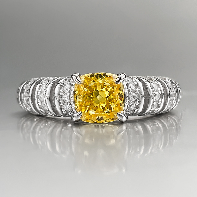 New Yellow Diamond High Carbon - Yellow Body Jewelry ulasan dan harga
