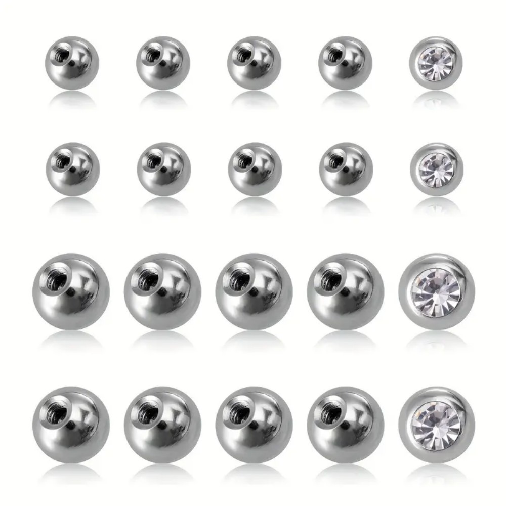 10pcs Piercing Balls 3mm 5mm S - Body Jewelry In Store ulasan dan harga