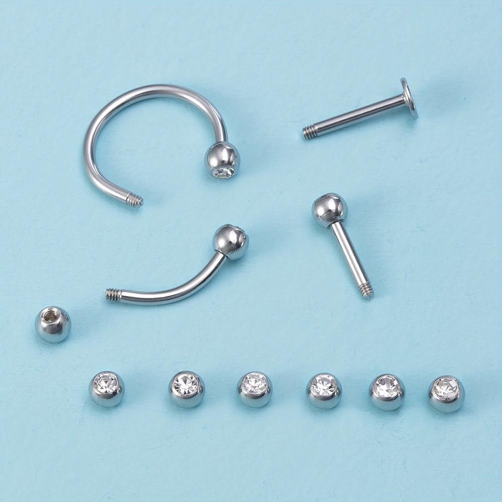 10pcs Piercing Balls 3mm 5mm S - Body Jewelry In Store ulasan dan harga