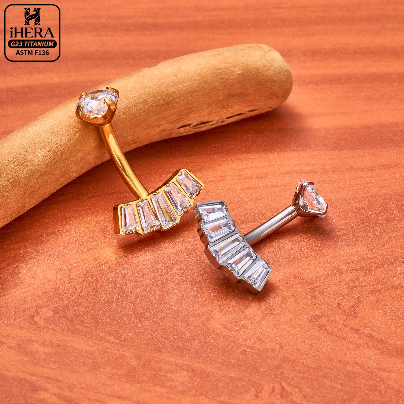 Classic Basic G23 Titanium Spa - Rook Curved Barbell ulasan dan harga