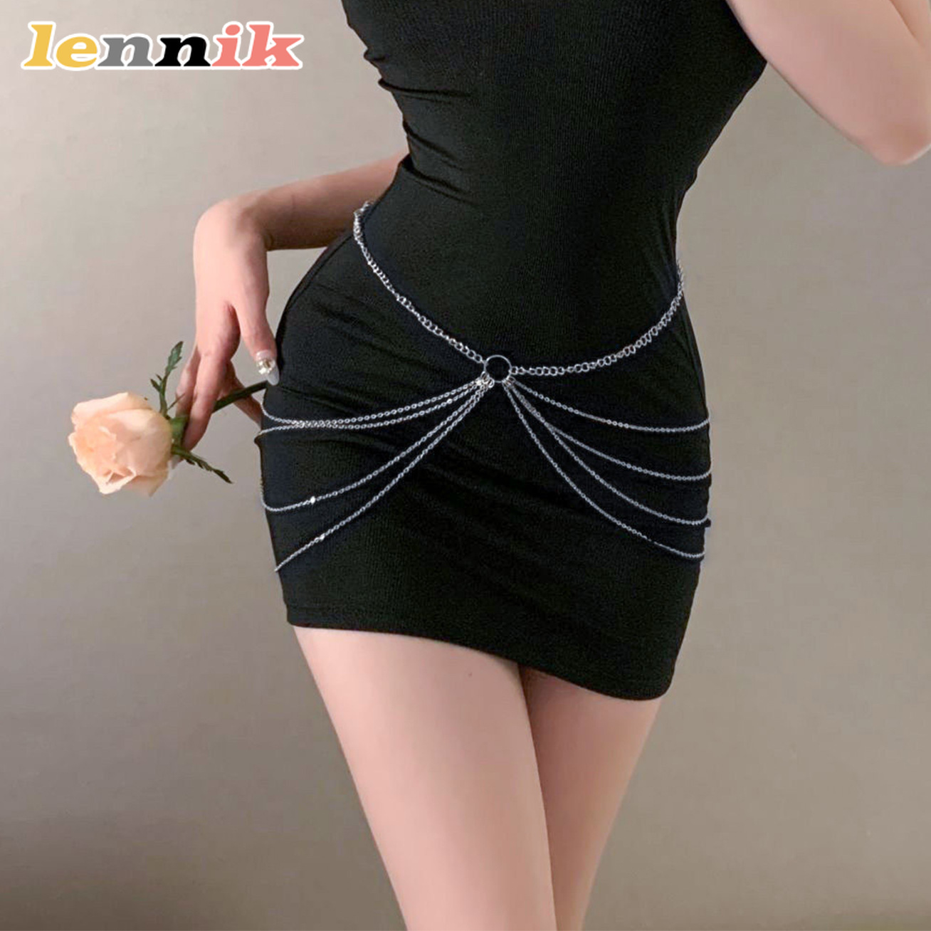 LENNIK Tassel Metal Multi-Laye - Body Jewelry In Bulk ulasan dan harga