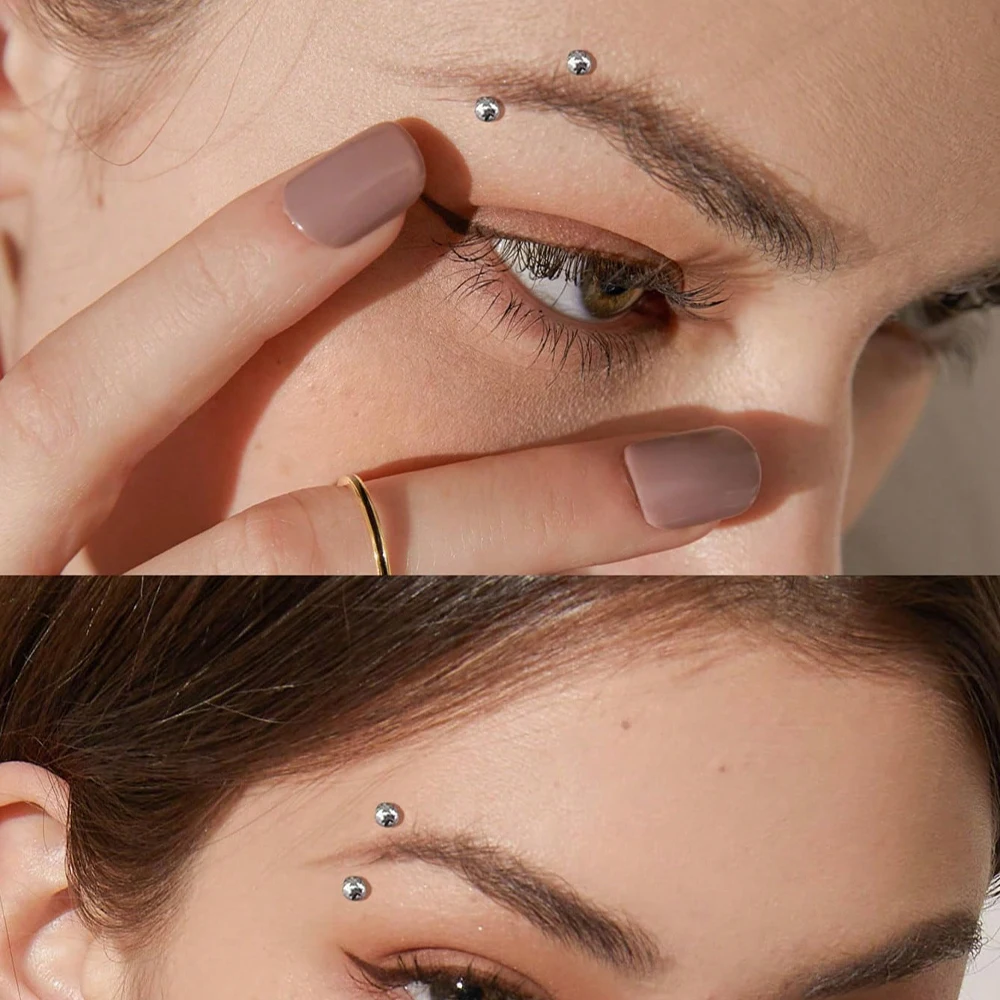 Internally Threaded Eyebrow Pi - Body Jewelry Vertical Labret ulasan dan harga
