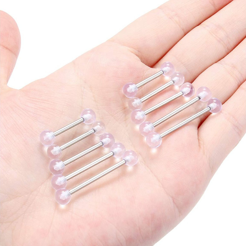 14G Surgical Steel Straight Ba - Tongue Barbell Straight ulasan dan harga
