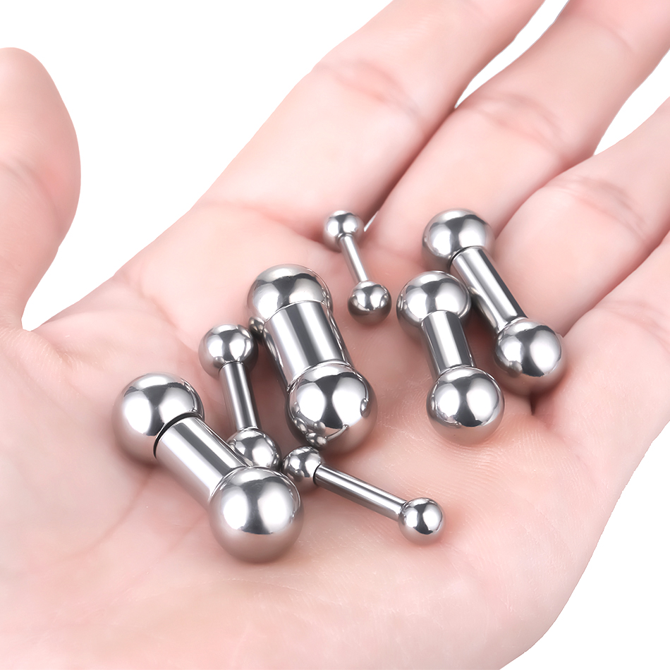 1PC Steel Big Size Genital Str - Tongue Barbell Straight ulasan dan harga