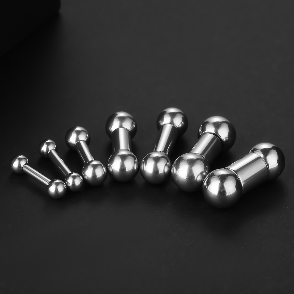 1PC Steel Big Size Genital Str - Tongue Barbell Straight ulasan dan harga