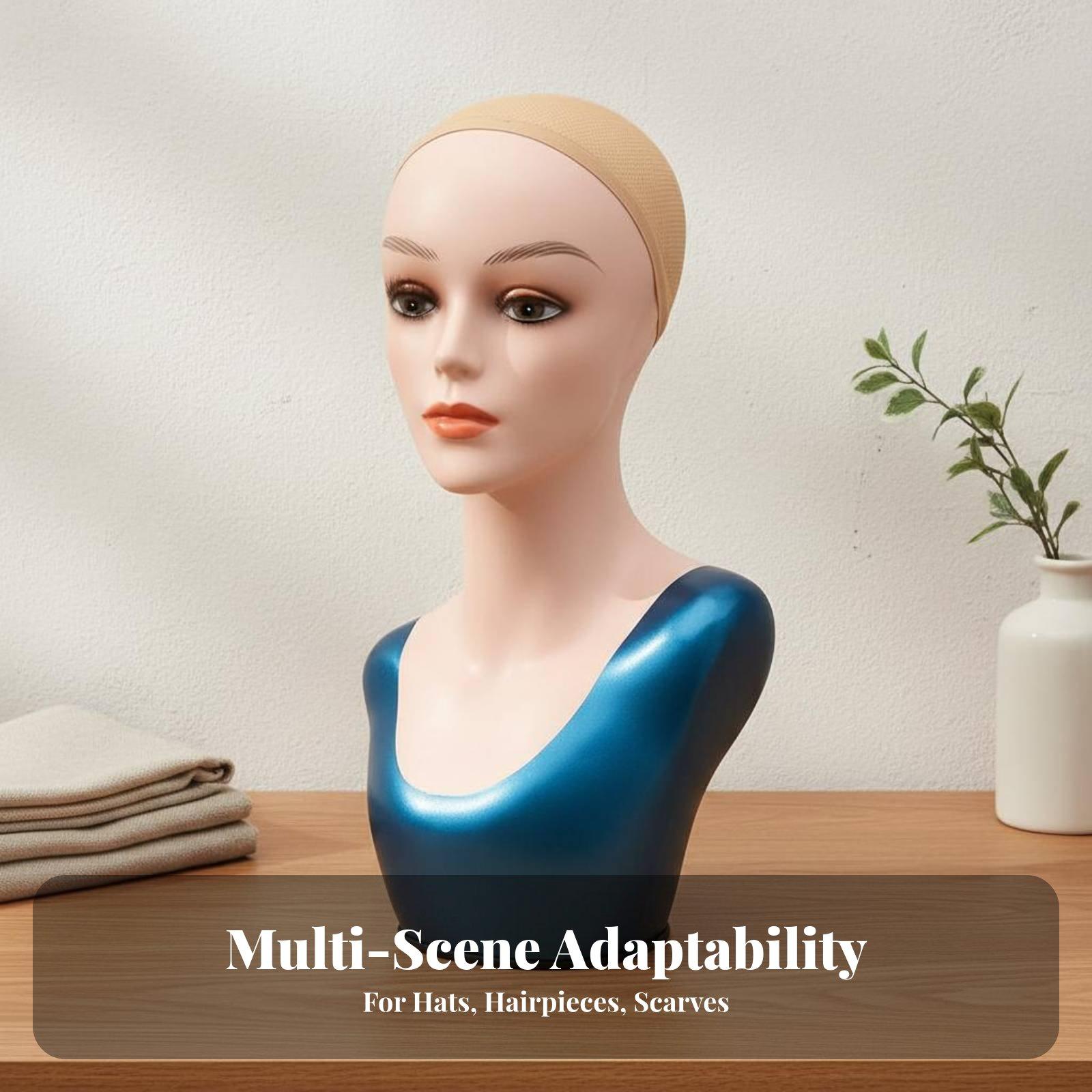 Elegant Woman Mannequin Head w - Body Jewelry In Store ulasan dan harga