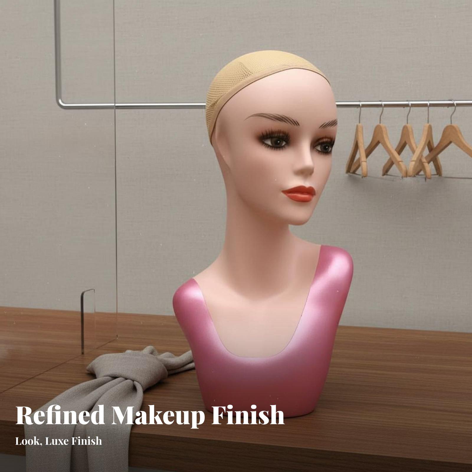 Elegant Woman Mannequin Head w - Body Jewelry In Store ulasan dan harga