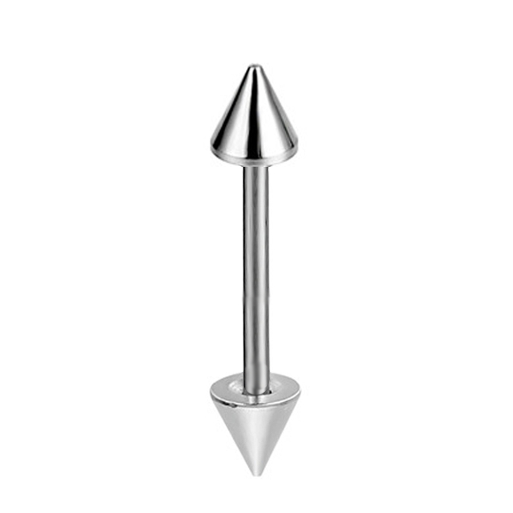 16pcs 14G Stainless Steel Nipp - Tongue Barbell Straight ulasan dan harga