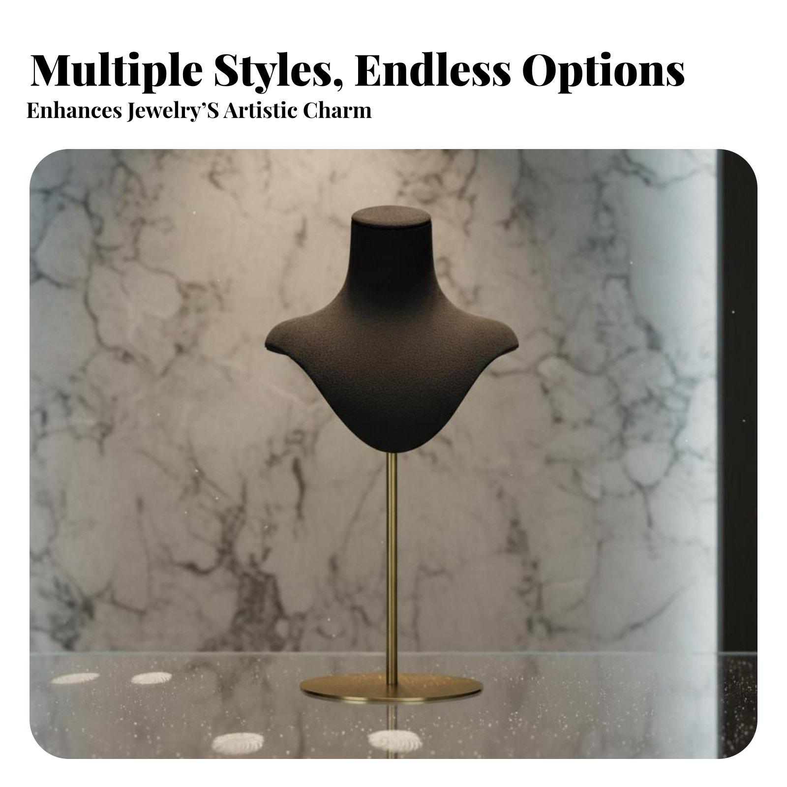 Necklace Display Stand Mannequ - Body Jewelry In Store ulasan dan harga