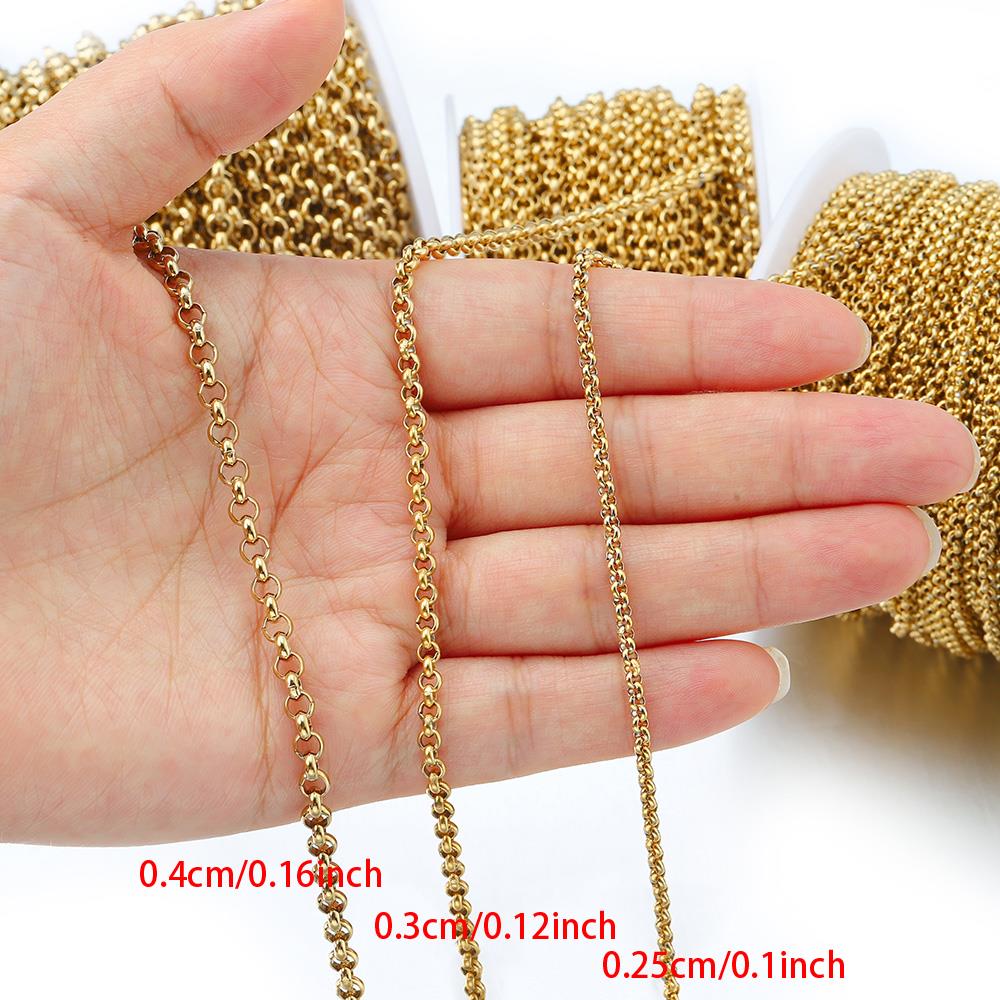 1 Meter 2-4mm Stainless Steel  - Body Jewelry For You ulasan dan harga