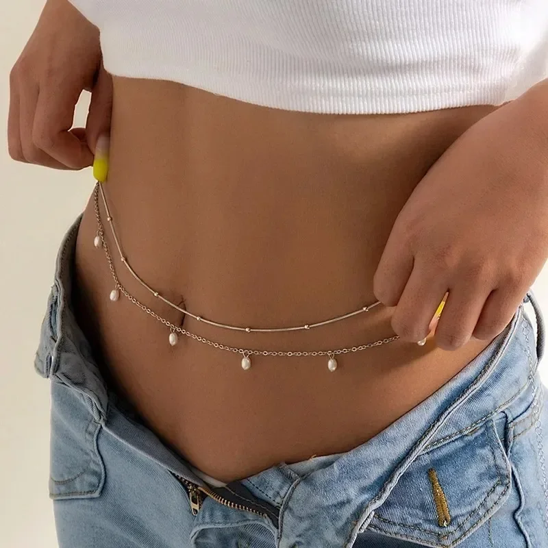 New Charm Sexy Double Layer Bu - Body Jewelry In Bulk ulasan dan harga