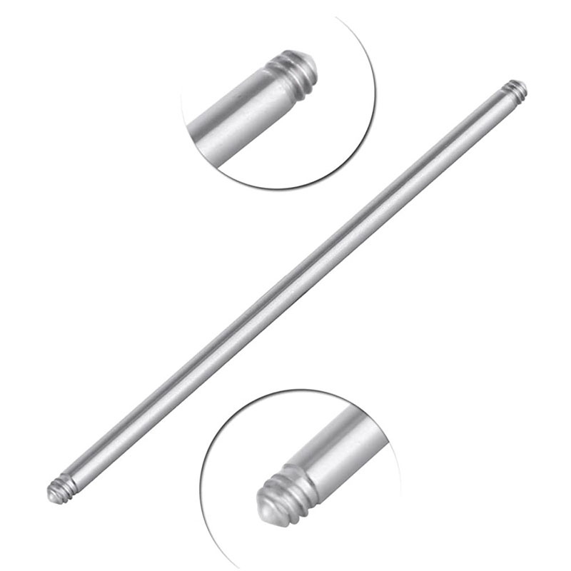 10PCS 4-42mm 316L Surgical Ste - Tongue Barbell Straight ulasan dan harga