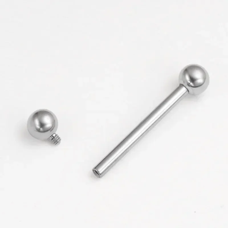 1/10pcs F136 Implant Grade Tit - Tongue Barbell Straight ulasan dan harga