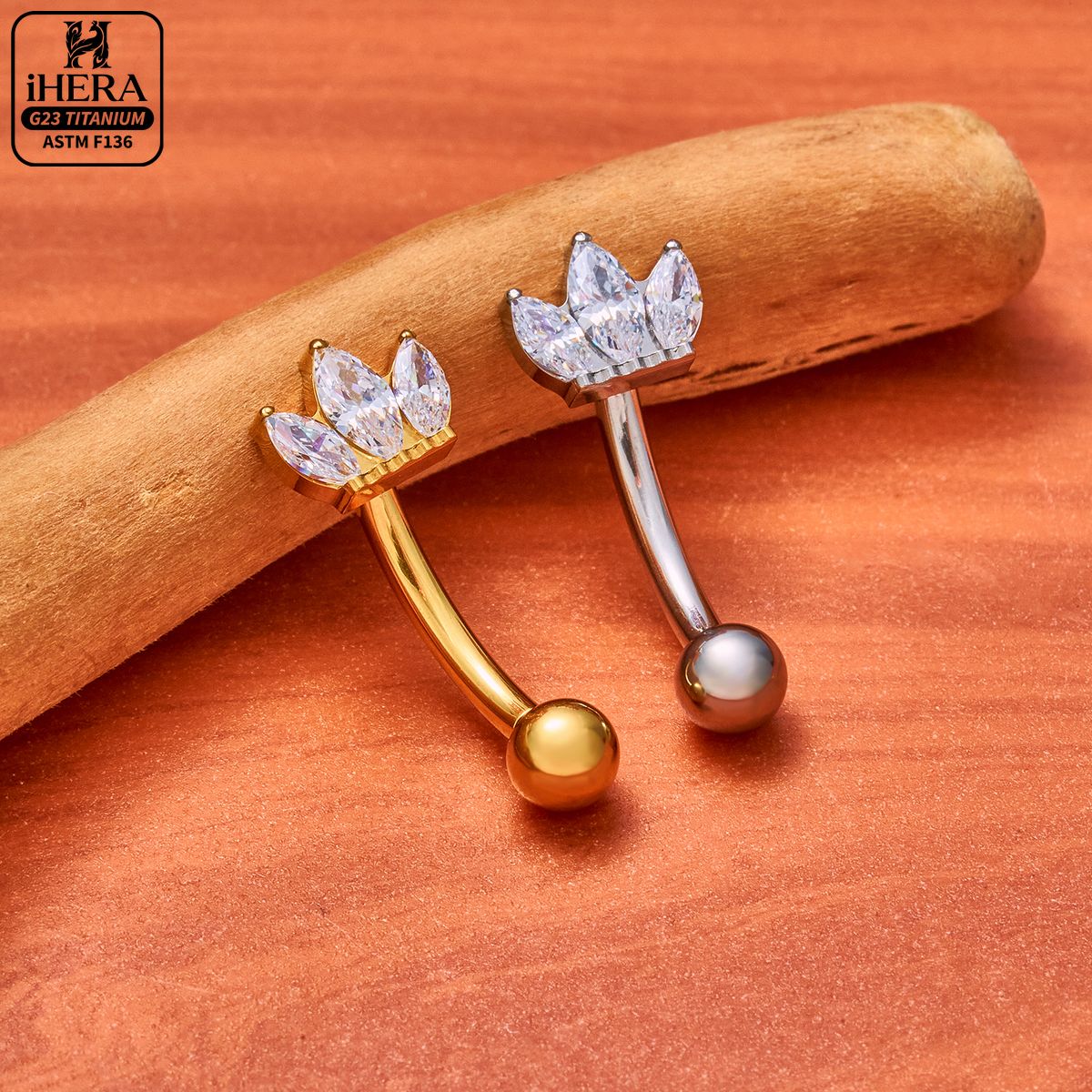 Screw Ball F136 Titanium Pierc - Body Jewelry Vertical Labret ulasan dan harga
