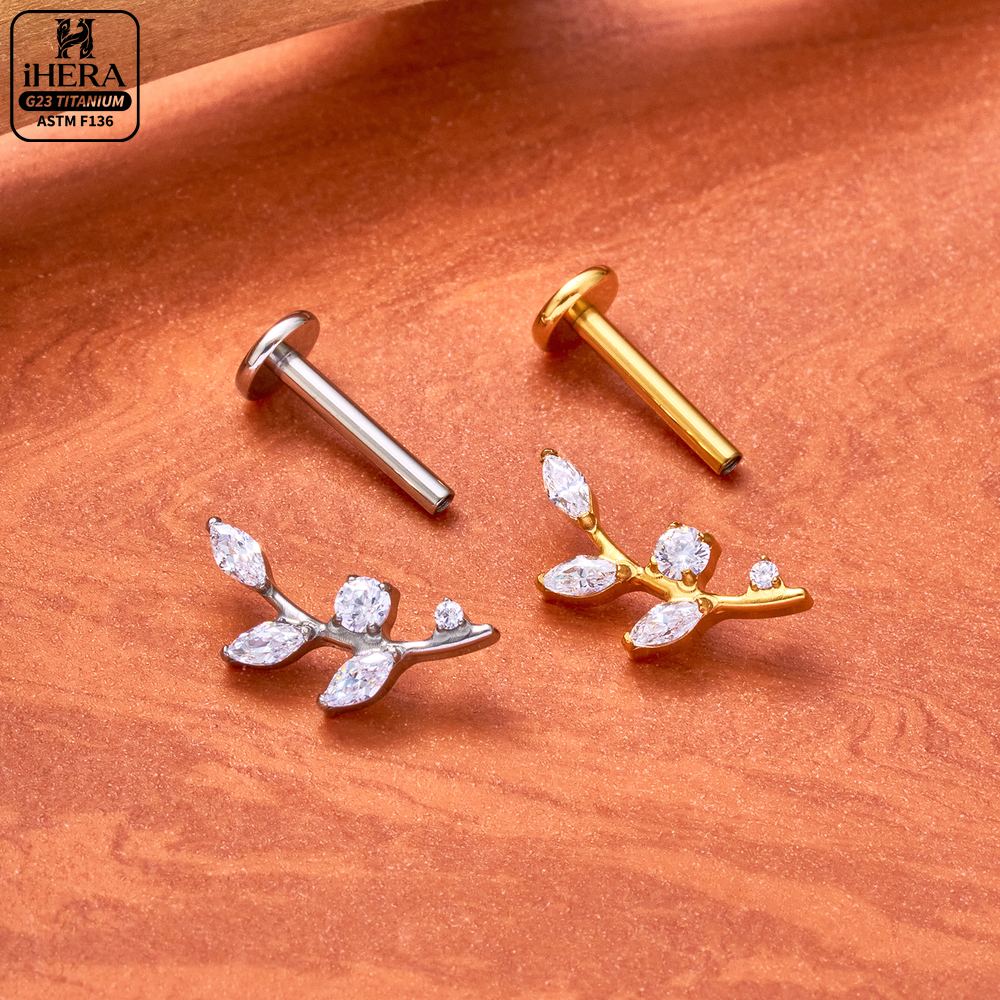 G23 Titanium Tiny Teardrop Dan - Rook Curved Barbell ulasan dan harga