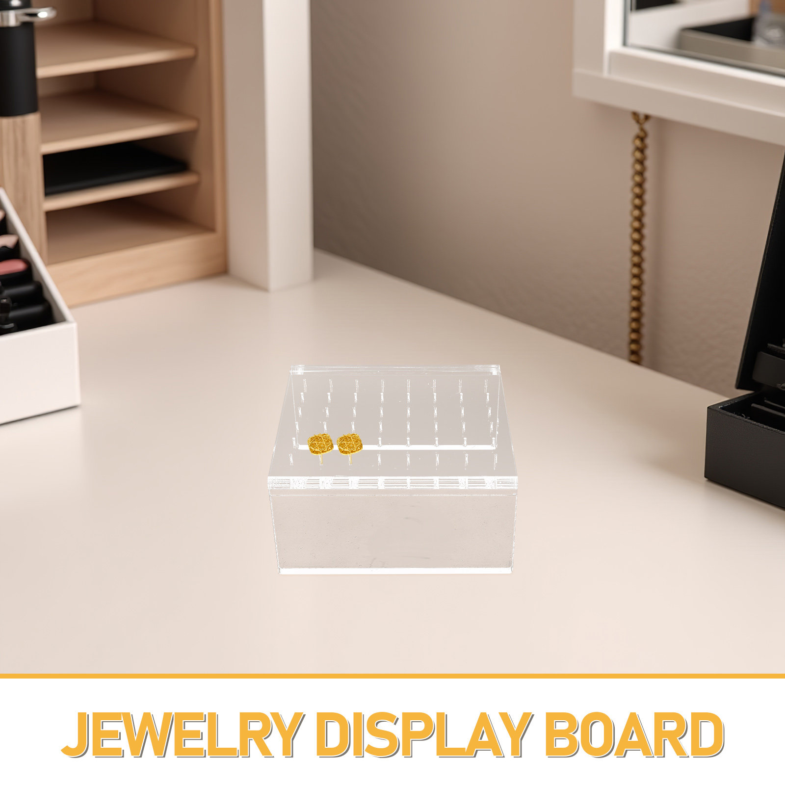 Premium Clear Acrylic Earring  - Body Jewelry In Store ulasan dan harga