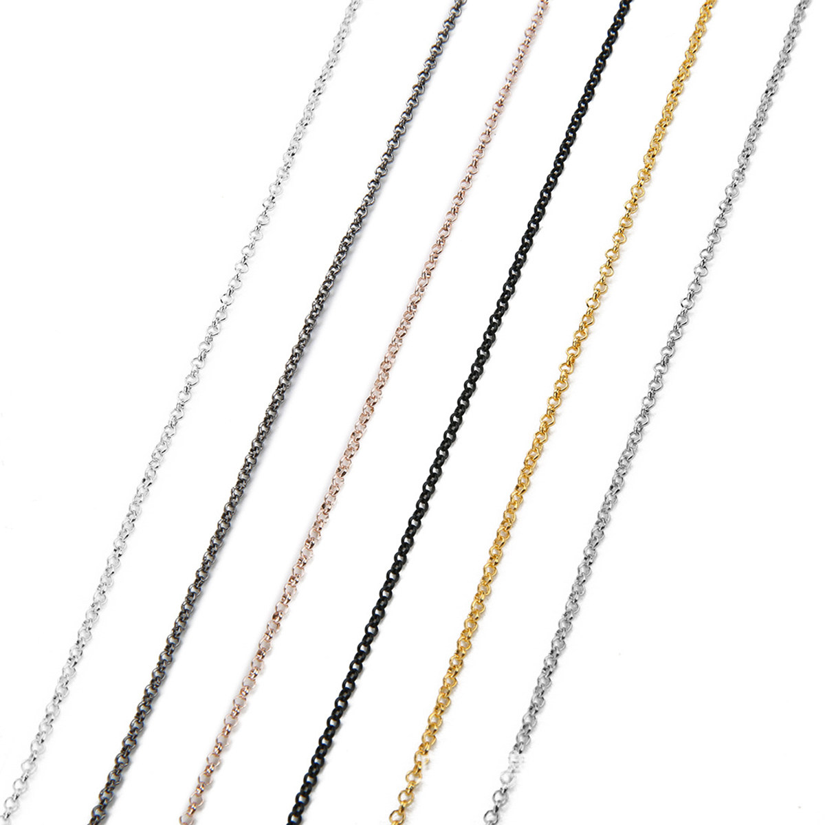 2Mm Light Black Cable Chain Sp - Body Jewelry In Store ulasan dan harga