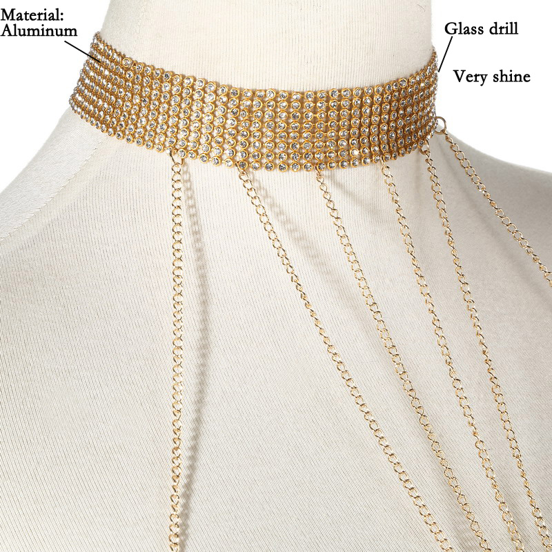 Gold Color Body Chain Women  R - Body Jewelry In Bulk ulasan dan harga