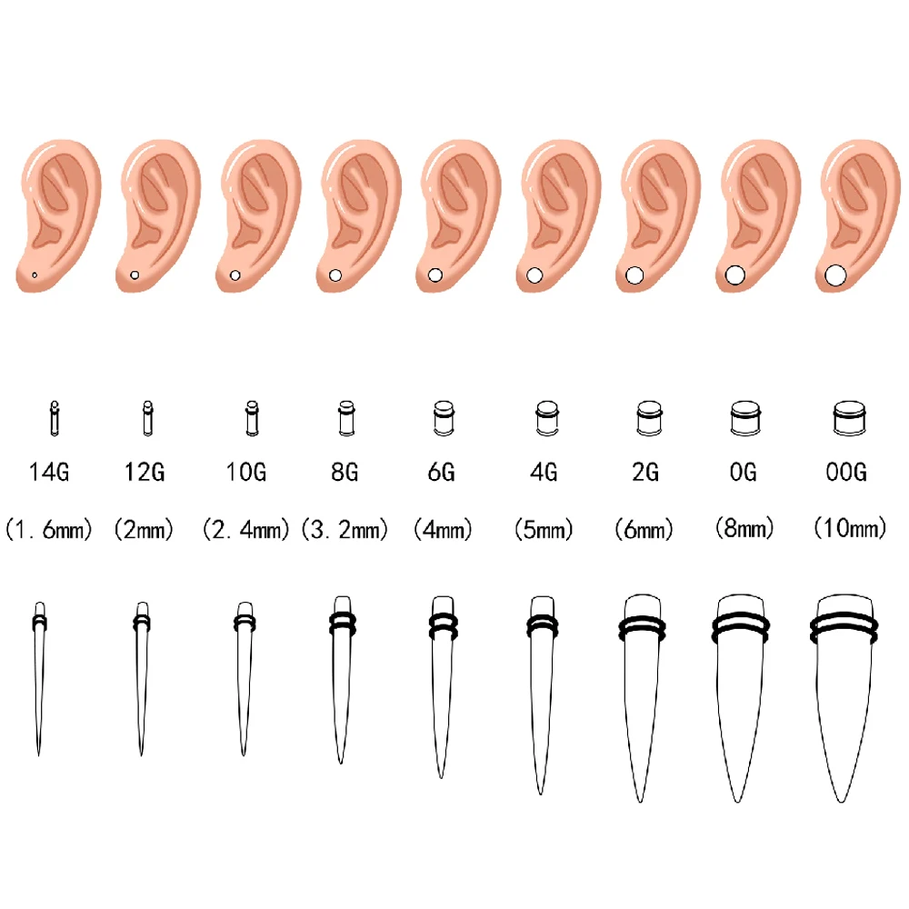 36pcs/lot Stainless Steel Ear  - Body Jewelry Changing Kit ulasan dan harga