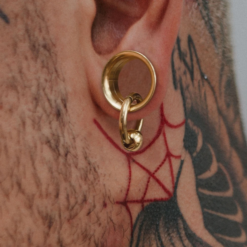 2PC/Set Stainless Steel Round  - Body Jewelry Changing Kit ulasan dan harga