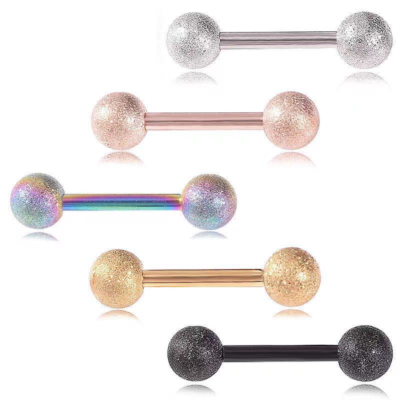14G Surgical Steel Straight Ba - Tongue Barbell Straight ulasan dan harga