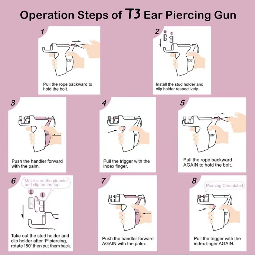 T3 Ear Piercing Gun Kit Asepti - Body Jewelry In Store ulasan dan harga