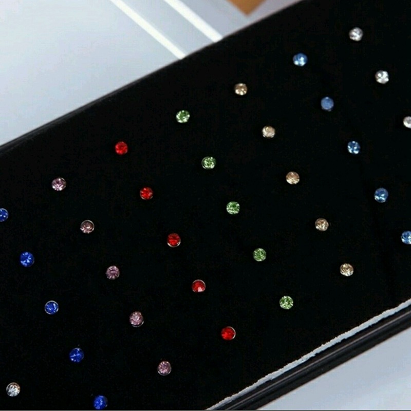 L Shape Stainless Steel Crysta - Body Jewelry Changing Kit ulasan dan harga