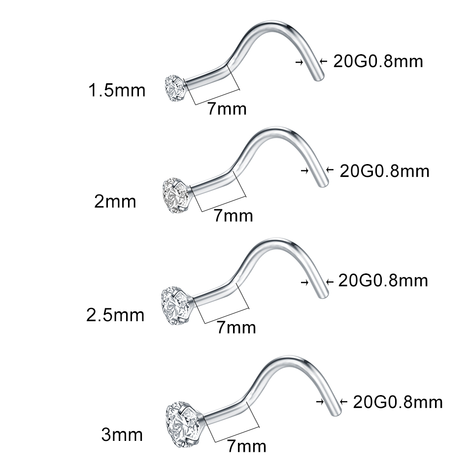 1/5pcs Implant Grade Titanium  - Body Jewelry Implant Grade Titanium ulasan dan harga