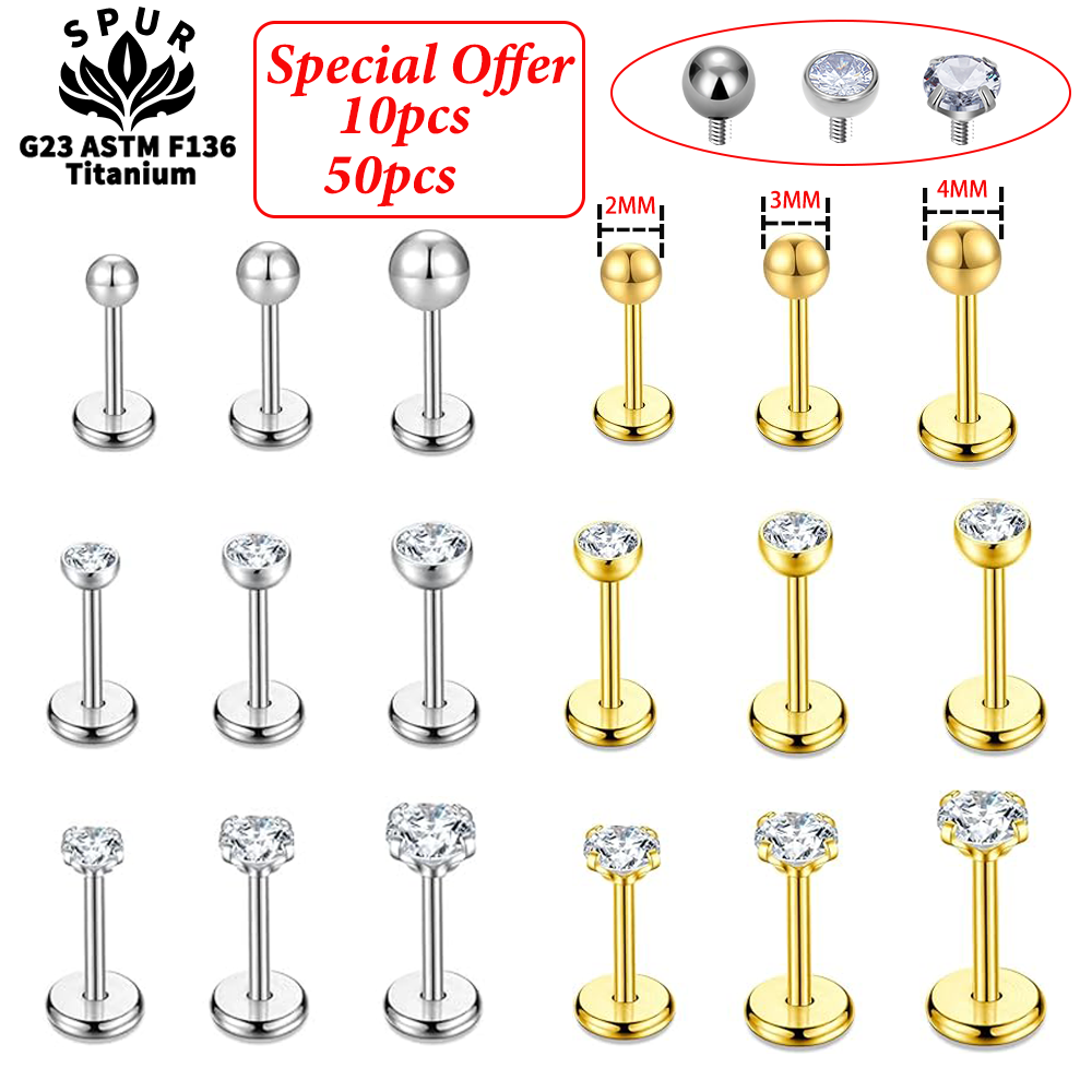 On Sale 10/50pc 16G/18G G23 Ti - Body Jewelry On Sale ulasan dan harga