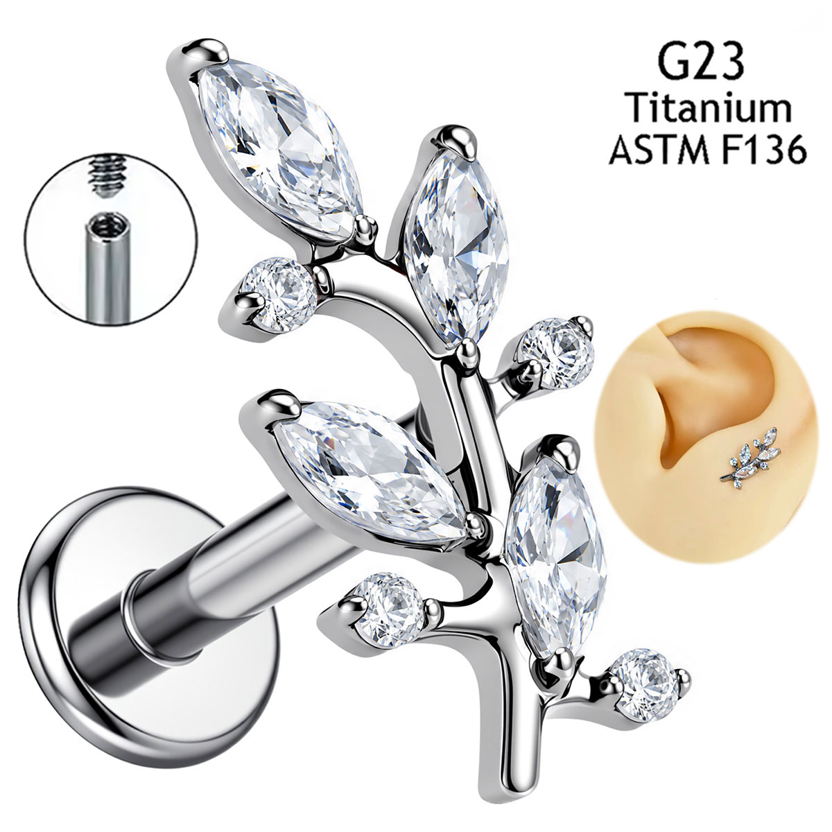 New Implant Grade ASTM F136 Ti - Body Jewelry Implant Grade Titanium ulasan dan harga