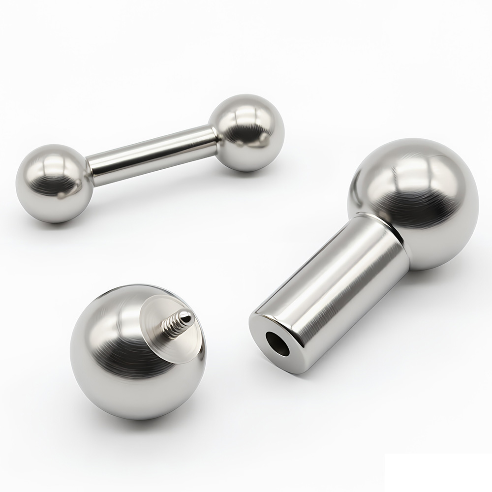 1Pc 12G-00G Stainless Steel St - Tongue Barbell Straight ulasan dan harga