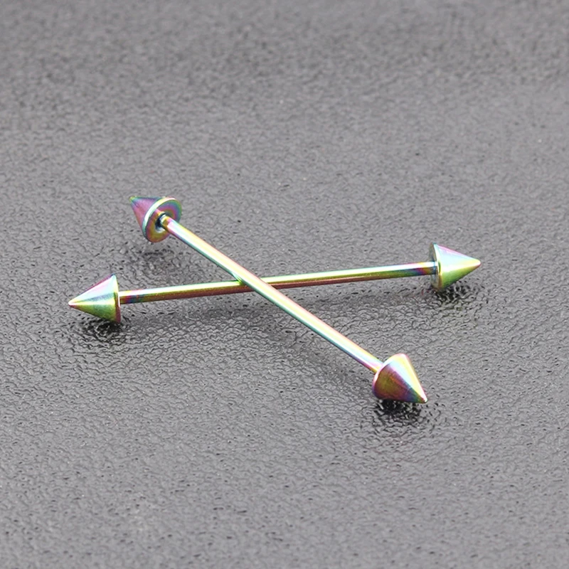 1Pcs Stainless Steel Straight  - Tongue Barbell Straight ulasan dan harga