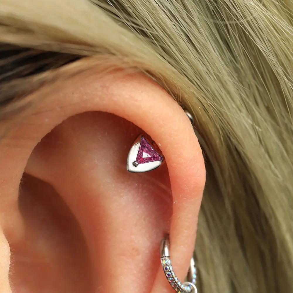 G23 Titanium Internally Thread - Body Jewelry Vertical Labret ulasan dan harga