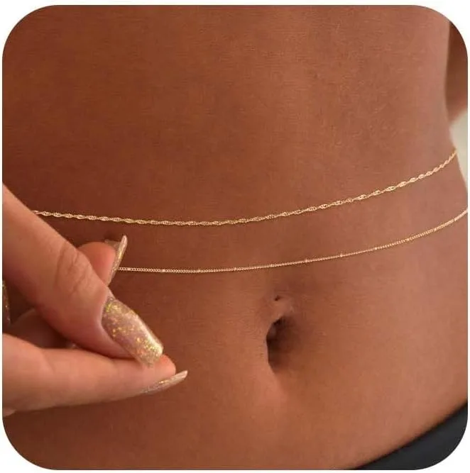 14k Gold Plated 26-33Inch Adju - Body Jewelry In Bulk ulasan dan harga