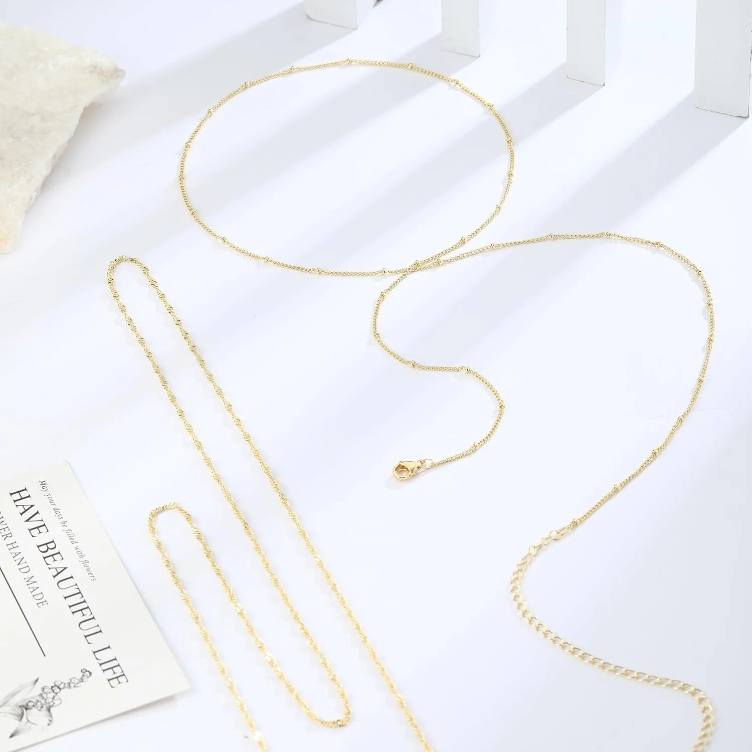 14k Gold Plated 26-33Inch Adju - Body Jewelry In Bulk ulasan dan harga
