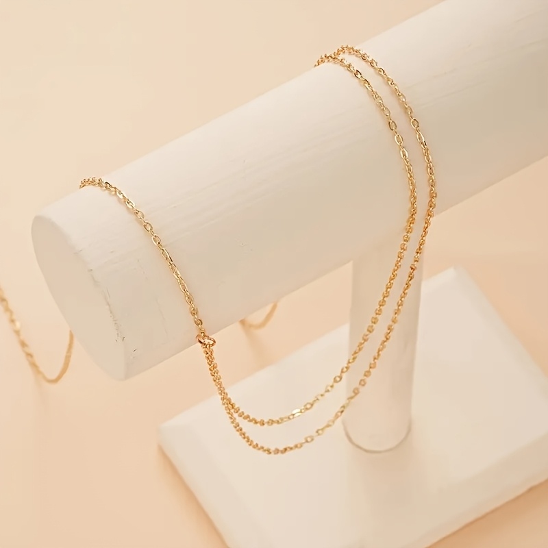 1Double-Layer Gold Metal Waist - Body Jewelry Gold ulasan dan harga
