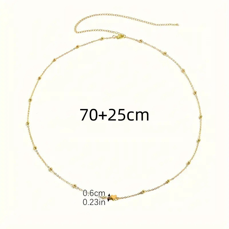 Dainty Gold Heart Waist Chain  - Body Jewelry In Bulk ulasan dan harga