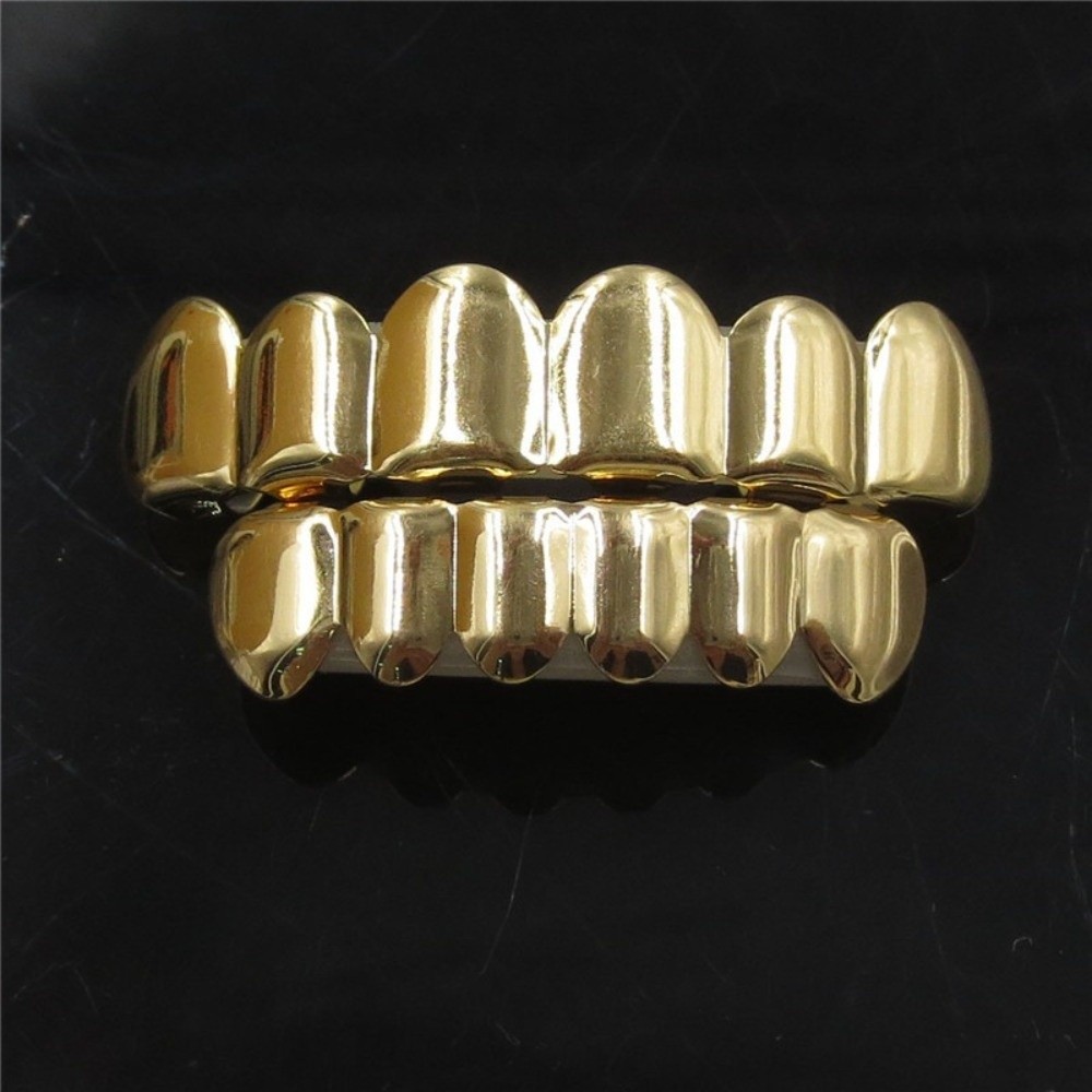 New Top Bottom Set Teeth Grill - Body Jewelry Unique ulasan dan harga