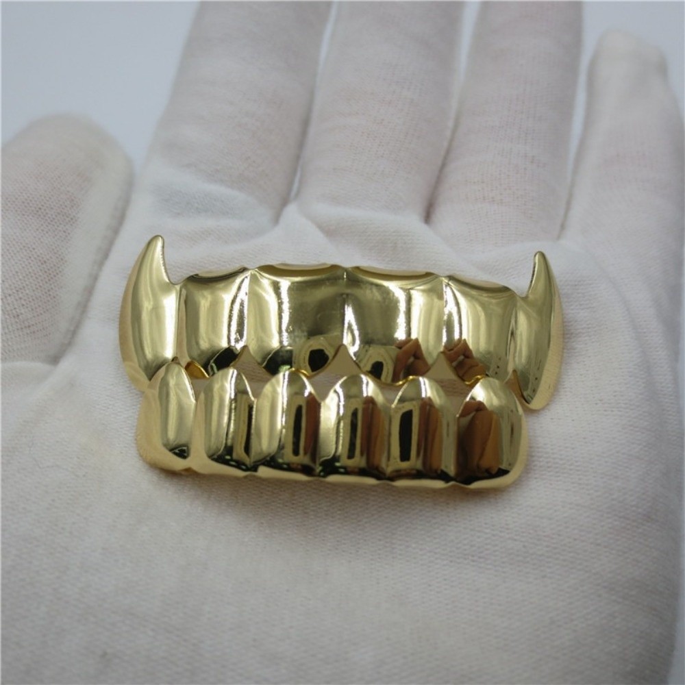 New Top Bottom Set Teeth Grill - Body Jewelry Unique ulasan dan harga