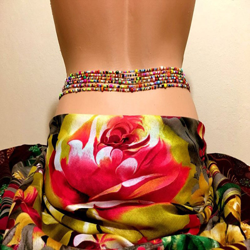 Women Layered Beaded Belly Cha - Body Jewelry For Women ulasan dan harga