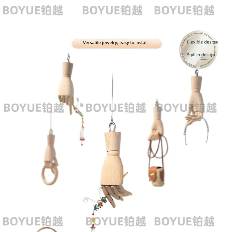 Solid Wood Hand Model Ring Dis - Body Jewelry In Store ulasan dan harga