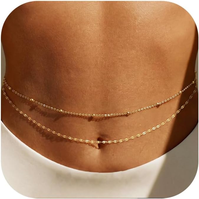 14K Gold Plated Waist Chain Wo - Body Jewelry In Bulk ulasan dan harga